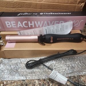 The Beachwaver Co. Rose and Black Rotating Curling Iron